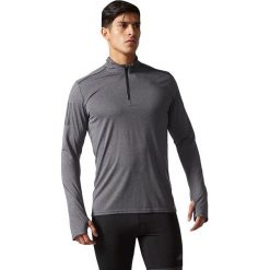 Koszulki sportowe męskie: Adidas Koszulka męska biegowa Response 1/2 Zip Long Sleeve Tee szara r. L (B47699)