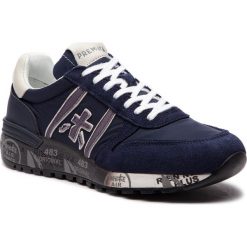Sneakersy PREMIATA - Lander 3247 Granatowy. Niebieskie sneakersy męskie marki Premiata, na co dzień, bez wzorów, z zamszu, klasyczne, bez zapięcia. Za 849,00 zł.