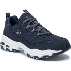 Sneakersy SKECHERS - D'Lites 52675/NVY Navy. Niebieskie sneakersy męskie Skechers, bez zapięcia. Za 299,00 zł.