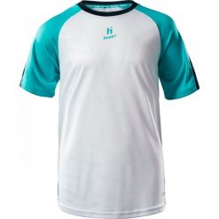 Koszulka chłopięca Lacaze Junior White/Scuba Blue r. 140. Niebieskie t-shirty chłopięce Huari, bez wzorów, bez rękawów. Za 55,63 zł.