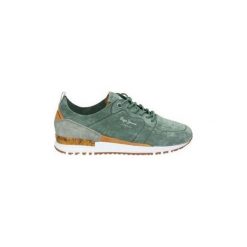 Półbuty Pepe jeans PMS30411. Zielone półbuty męskie Pepe Jeans, bez wzorów, z jeansu, bez zapięcia. Za 439,02 zł.