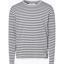 Marc O'Polo Denim - Sweter męski, niebieski. Niebieskie swetry męskie Marc O'Polo DENIM, m, bez wzorów, z dzianiny, polo, bez kaptura. Za 349,95 zł.