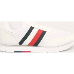 Tommy Hilfiger - Buty. Czarne sneakersy męskie TOMMY HILFIGER, z gumy, na sznurówki. W wyprzedaży za 319,90 zł.