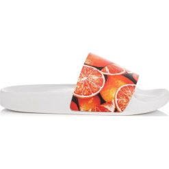 Vices pomarańczowe Cytrusowe Klapki. Pomarańczowe klapki damskie vices, bez wzorów, z syntetyku, bez obcasa. Za 64,90 zł.
