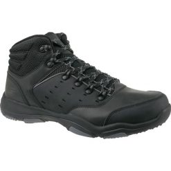 Skechers Larson 65160-BLK. Czarne buty trekkingowe męskie marki Skechers, na zimę, ze skóry, bez zapięcia. W wyprzedaży za 299,99 zł.