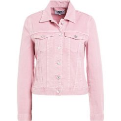 Bomberki damskie: 7 for all mankind MODERN TRUCKER Kurtka jeansowa ice dye pink
