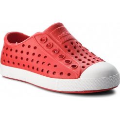 Trampki NATIVE - Jefferson 13100100-6400 Torch Red/Shell White. Czerwone trampki dziewczęce marki Native, z gumy. W wyprzedaży za 129,00 zł.