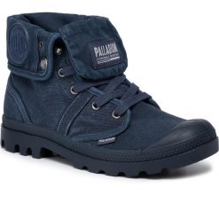 Trapery PALLADIUM - Pallabrouse Baggy 92478-427-M Mood Indigo/Ebony. Niebieskie trapery damskie Palladium, z materiału. W wyprzedaży za 299,00 zł.