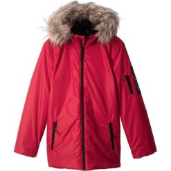 Kurtka narciarska nieprzemakalna i wiatroszczelna bonprix ciemnoczerwony. Czerwone kurtki chłopięce bonprix, bez wzorów, bez kaptura. Za 169,99 zł.