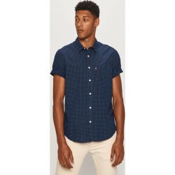 Levi's - Koszula. Niebieskie koszule męskie Levi's®, s, bez wzorów, z bawełny, klasyczne, z klasycznym kołnierzykiem, z krótkim rękawem. Za 219,90 zł.