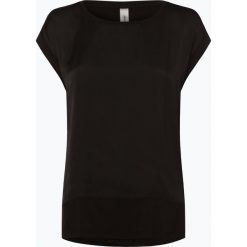 Soyaconcept® - T-shirt damski – Thilde, czarny. Czarne t-shirty damskie Soyaconcept, m, z aplikacjami, z jeansu, bez kołnierzyka. Za 89,95 zł.