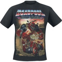 Deadpool Venompool T-Shirt czarny. Czarne koszulki męskie marki Deadpool, xl, z nadrukiem, z okrągłym kołnierzem. Za 89,90 zł.
