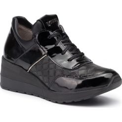 Sneakersy EKSBUT - 5702-121/M93/0SZ/0LS-1G Czarny. Czarne półbuty damskie Eksbut, ze skóry. W wyprzedaży za 219,00 zł.