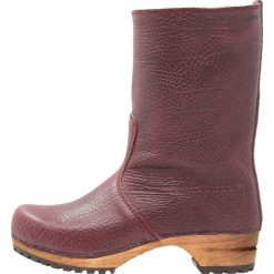 Buty zimowe damskie: Sanita PUK Kozaki na platformie aubergine