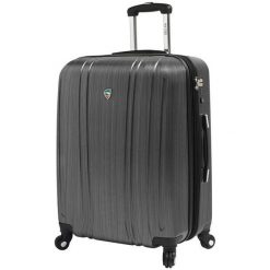 Mia Toro Walizka Podróżna m1093/3-L Srebrny. Szare walizki Mia Toro, bez wzorów, eleganckie. Za 439,00 zł.