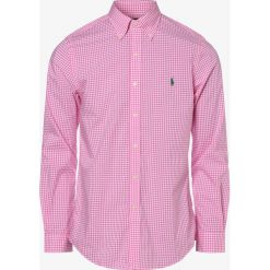 Polo Ralph Lauren - Koszula męska – Slim Fit, różowy. Różowe koszule męskie Polo Ralph Lauren, xl, w kratkę, z bawełny, klasyczne, polo, bez rękawów. Za 479,95 zł.