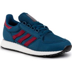 Buty adidas - Forest Grove J EE6554 Legmar/Cburgu/Legmar. Niebieskie półbuty dziewczęce Adidas, na sznurówki. W wyprzedaży za 179,00 zł.