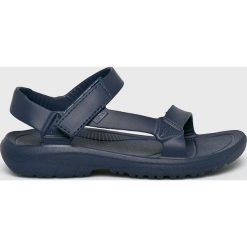 Teva - Sandały Hurricane Drift. Niebieskie kapcie męskie Teva, bez wzorów, z materiału. W wyprzedaży za 129,90 zł.