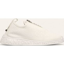 Dkny - Buty. Czarne buty sportowe damskie DKNY, ze skóry. Za 469,90 zł.