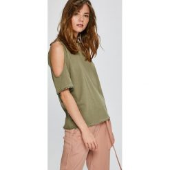 Medicine - Top Basic. Szare topy damskie marki MEDICINE, s, z bawełny, z okrągłym kołnierzem. W wyprzedaży za 29,90 zł.