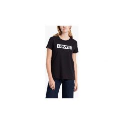 T-shirty z krótkim rękawem Levis 17369 THE PERFECT TEE. Czarne t-shirty damskie Levi's®, s, bez wzorów, bez kołnierzyka. Za 115,46 zł.