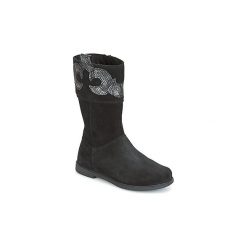 Kozaki Dziecko Geox J SHAWNTEL G. C. Czarne kozaki dziewczęce marki Geox. Za 295,20 zł.