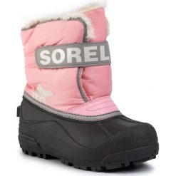 Śniegowce SOREL - Childrens Snow Commander NC1960 Cupid 651. Różowe śniegowce dziewczęce Sorel. W wyprzedaży za 199,00 zł.