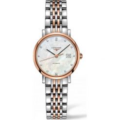 LONGINES Elegant L4.310.5.87.7. Białe zegarki damskie LONGINES, złote. Za 9490,00 zł.