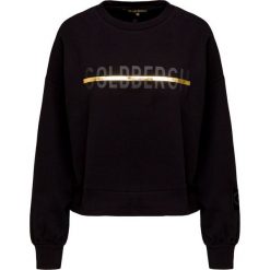 Bluza GOLDBERGH SONIA. Czarne bluzy damskie Goldbergh, z nadrukiem, z bawełny, z krótkim rękawem, krótkie, bez kaptura. Za 530,00 zł.