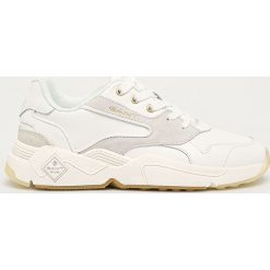 Gant - Buty skórzane Nicewill. Białe buty sportowe damskie GANT, bez wzorów, ze skóry, sportowe. Za 569,90 zł.