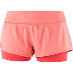 Szorty sportowe w kolorze czerwonym. Czerwone spodenki sportowe damskie Salomon, xs, bez wzorów, z materiału, sportowe. W wyprzedaży za 122,95 zł.