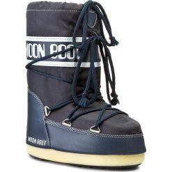 Kozaki dziewczęce: Śniegowce MOON BOOT – Nylon 14004400064 Denim Blue M
