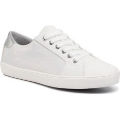 Trampki GEOX - J Gisli G. A J024NA 0NFBC C0007 D White/Silver. Szare trampki dziewczęce Geox, bez wzorów, z gumy, na sznurówki. Za 219,00 zł.