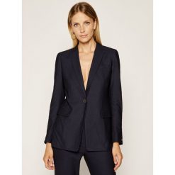 Żakiet TOMMY HILFIGER Th Cool WW0WW27560. Niebieskie marynarki damskie TOMMY HILFIGER, bez wzorów, z bawełny. Za 1299,00 zł.