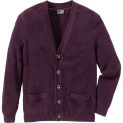 Kardigany męskie: Sweter rozpinany Regular Fit bonprix czarny bez