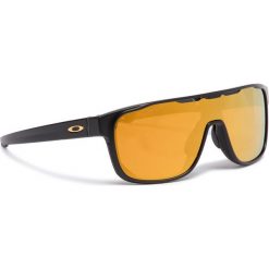 Okulary przeciwsłoneczne OAKLEY - Crossrange Shield OO9387-0631 Matte Black/24k Iridium. Czarne okulary przeciwsłoneczne męskie marki Oakley, z tworzywa sztucznego. W wyprzedaży za 549,00 zł.