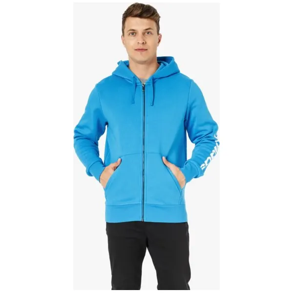 Adidas Bluza Ess Lin Fzhoodb , niebieski, rozmiar XXL. Niebieskie bluzy męskie Adidas, xxl, bez wzorów, z bawełny, klasyczne, z kapturem, bez rękawów, z kapturem. W wyprzedaży za 159,99 zł.