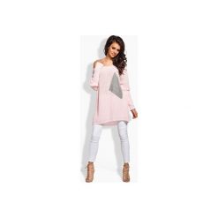 Swetry oversize damskie: LEMONIADE LS166 Sweter oversize z kieszenią