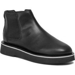 Sztyblety CAMPER - Tyra K400427-001 Black. Czarne kozaki damskie Camper, ze skóry, bez obcasa, bez zapięcia. W wyprzedaży za 399,00 zł.