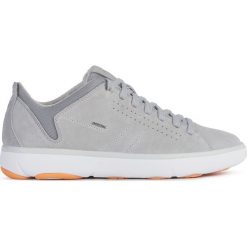 Geox Nebula Tenisówki Szary. Szare trampki i tenisówki damskie Geox, bez wzorów, ze skóry, bez zapięcia. Za 602,95 zł.