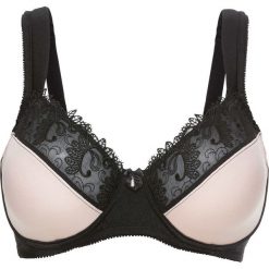 Biustonosze: Biustonosz „minimizer” bonprix czarno-pudrowy