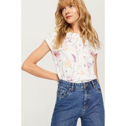 T-shirty męskie: T-shirt we wzory – Czarny