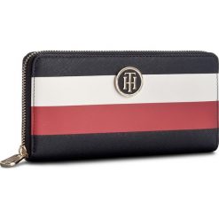 Portfele damskie: Duży Portfel Damski TOMMY HILFIGER – Honey Za Wallet Print AW0AW05303 904
