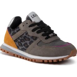 Sneakersy LIU JO - Wonder BXX049 PX067 Grey 01072. Zielone półbuty damskie Liu Jo, z zamszu. Za 469,00 zł.