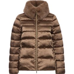 Kurtka puchowa Geox Chloo Long W9425N T2411 F6185. Pomarańczowe kurtki damskie Geox, bez wzorów, z puchu, bez kaptura. W wyprzedaży za 839,00 zł.