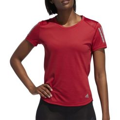 ADIDAS OWN THE RUN TEE > DZ2263. Bluzki sportowe damskie Adidas, l, bez wzorów, z poliesteru, z okrągłym kołnierzem, z krótkim rękawem, krótkie, bez kaptura, do biegania, climacool (adidas). W wyprzedaży za 79,99 zł.