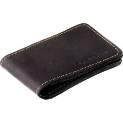 Skórzany cienki portfel slim wallet BRODRENE SW02B czarny - Czarny. Czarne portfele męskie Brødrene, bez wzorów, ze skóry. Za 79,99 zł.