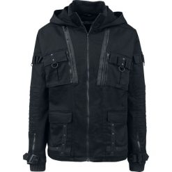 Poizen Industries Meteor Jacket Kurtka czarny. Czarne kurtki męskie marki Poizen Industries, na zimę, xxl, w paski, z polaru. Za 244,90 zł.
