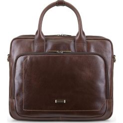 Torba 88-3U-506-4. Pomarańczowe torby na laptopa Wittchen, w paski, eleganckie. Za 1199,00 zł.