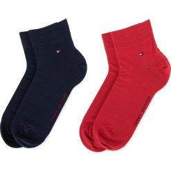 Zestaw 2 par niskich skarpet unisex TOMMY HILFIGER - 342025001 Tommy Orginal 085. Czerwone skarpetki męskie TOMMY HILFIGER, bez wzorów, z elastanu. Za 44,99 zł.